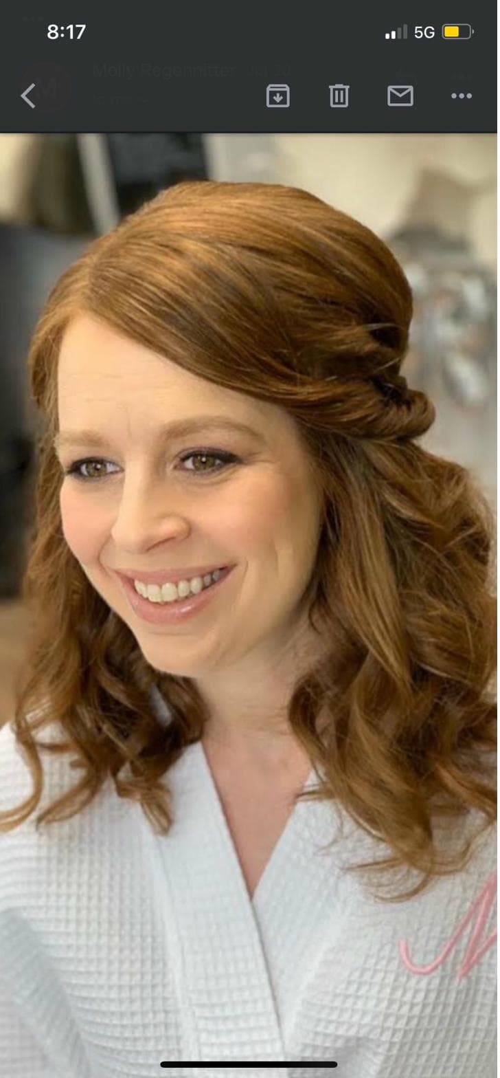 Wedding morning at White Birch Barn